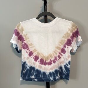 Chaser Tie-Dye Cropped T-Shirt Size S Small New NWT